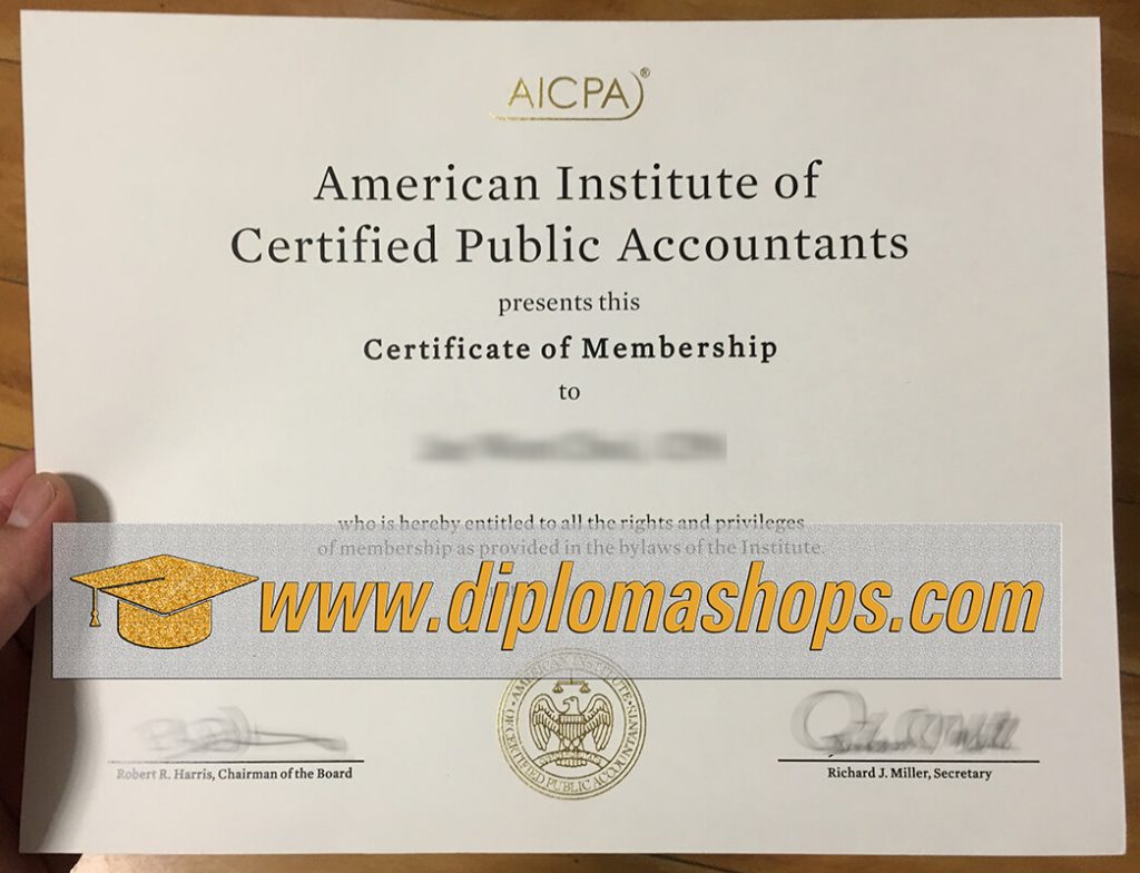 fake AICPA Certificate fake AICPA Certificate