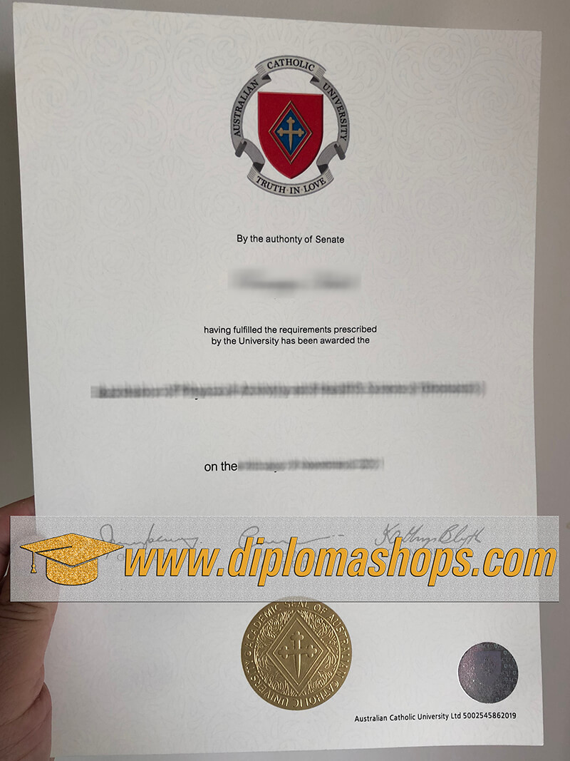 Australian Catholic University diploma