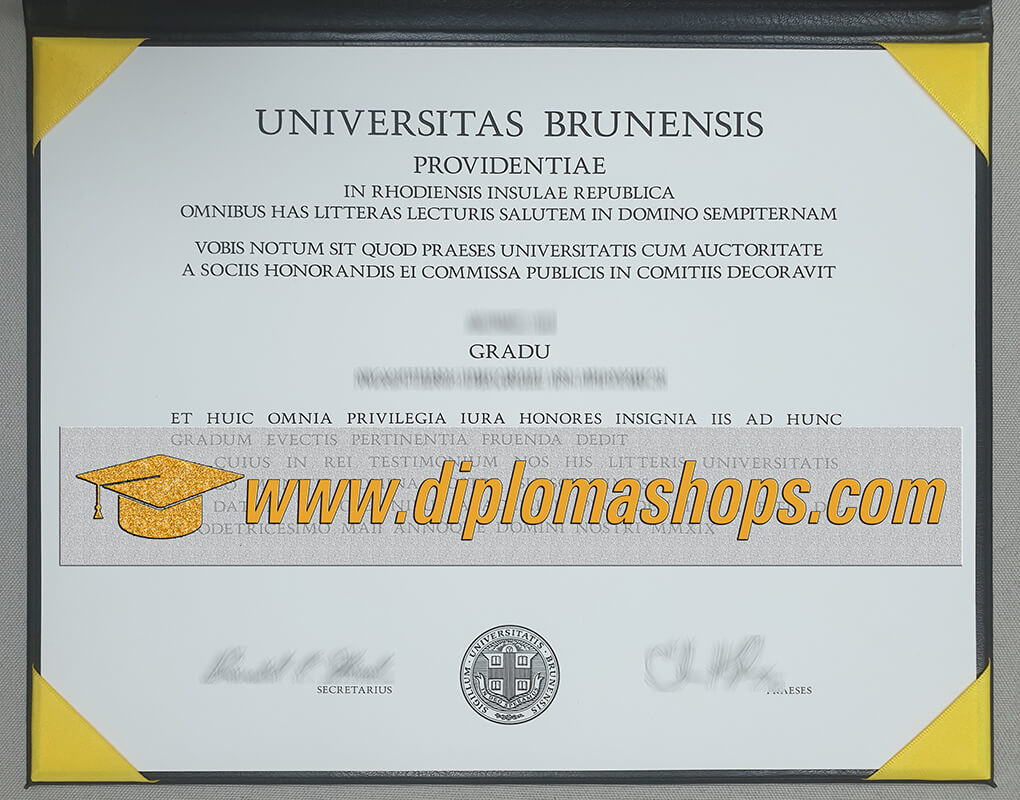 Brown University fake diploma