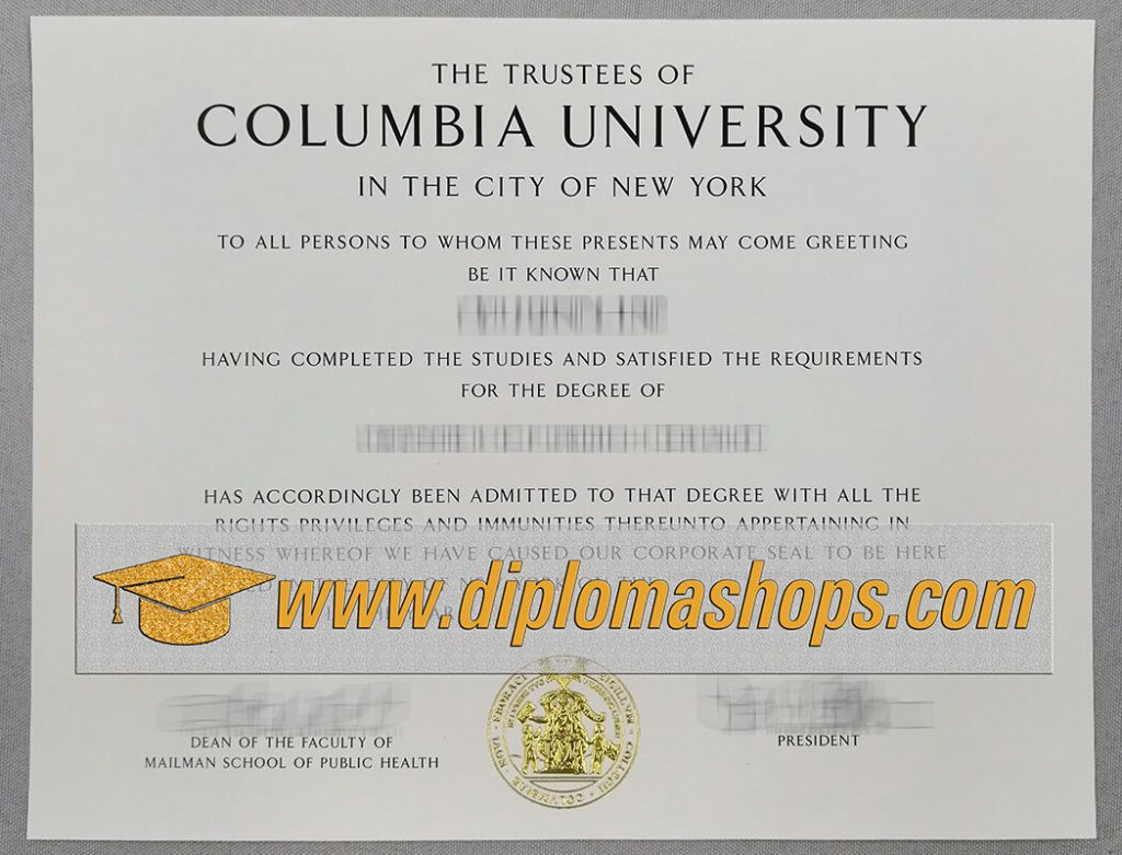 Columbia University fake diploma