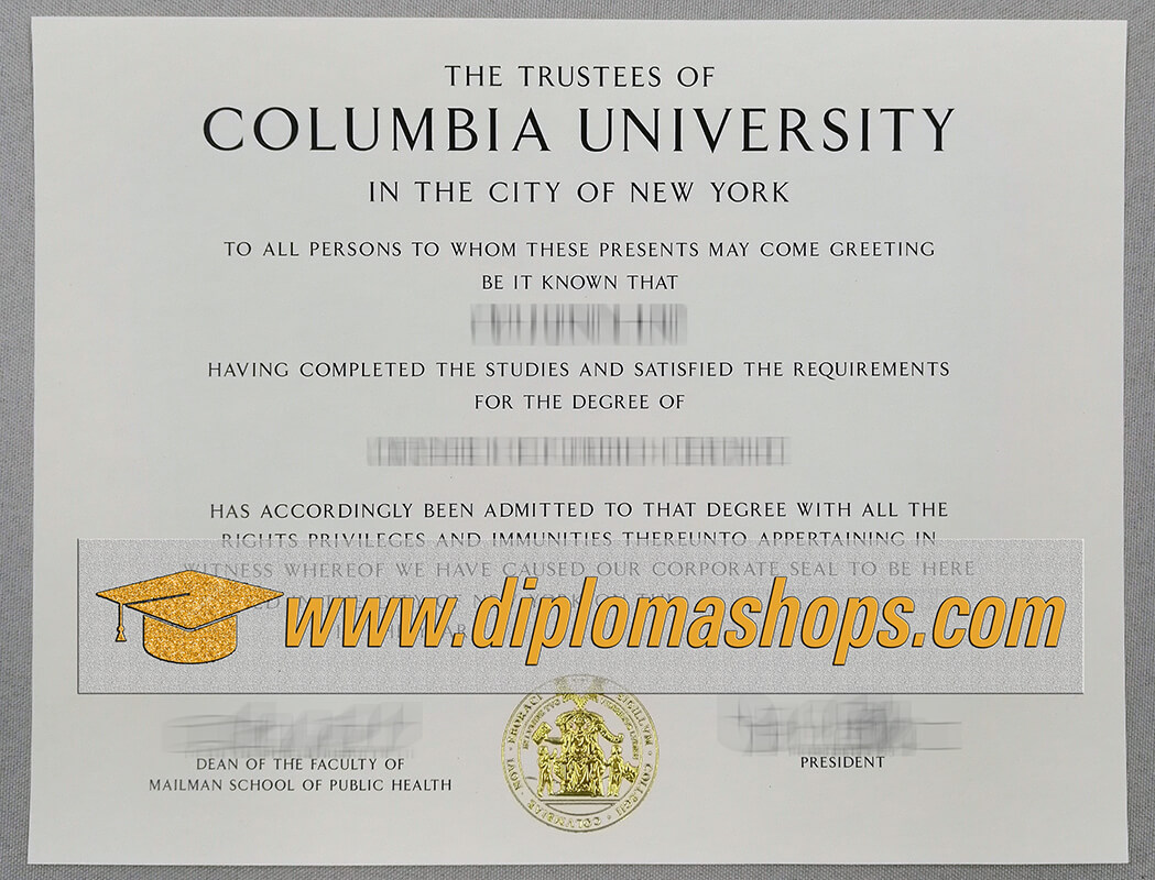 Columbia University fake diploma