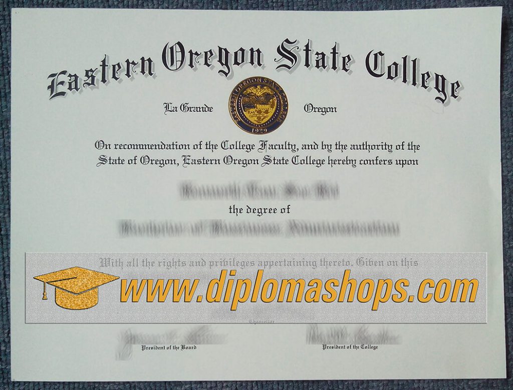 Eastern Oregon State College diploma Eastern Oregon State College diploma