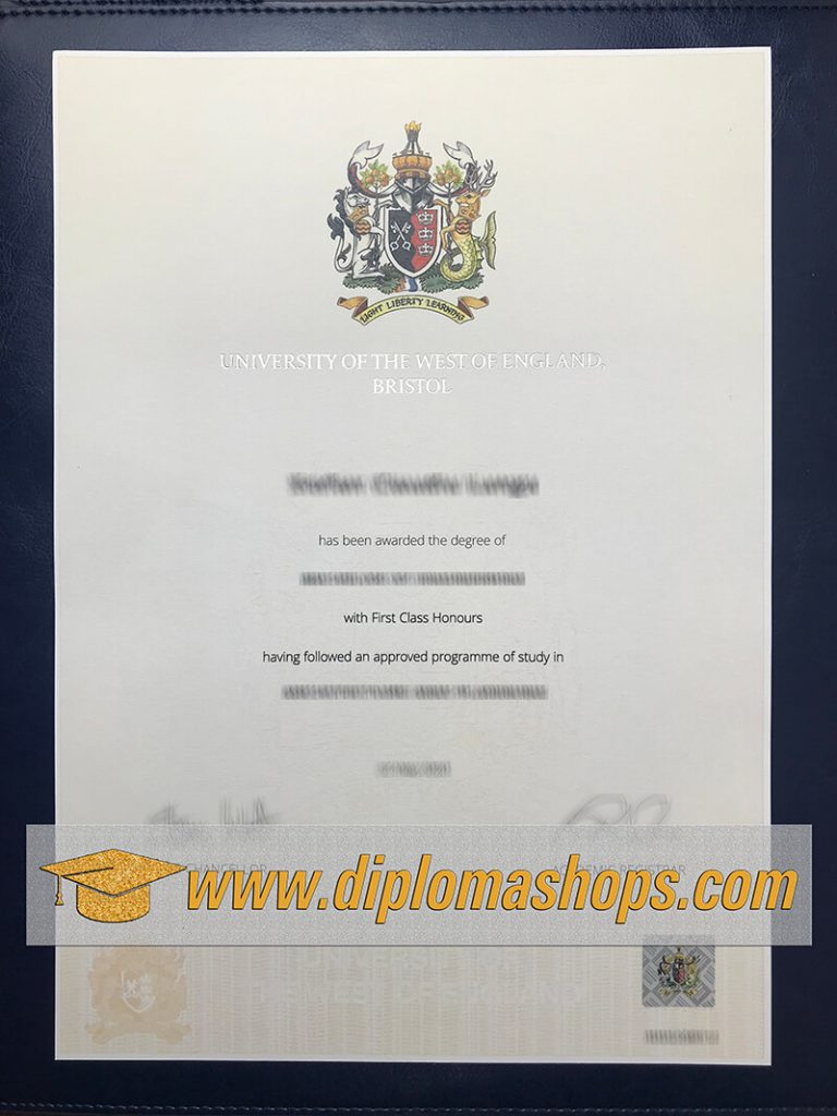 Fake University of the West of England degree