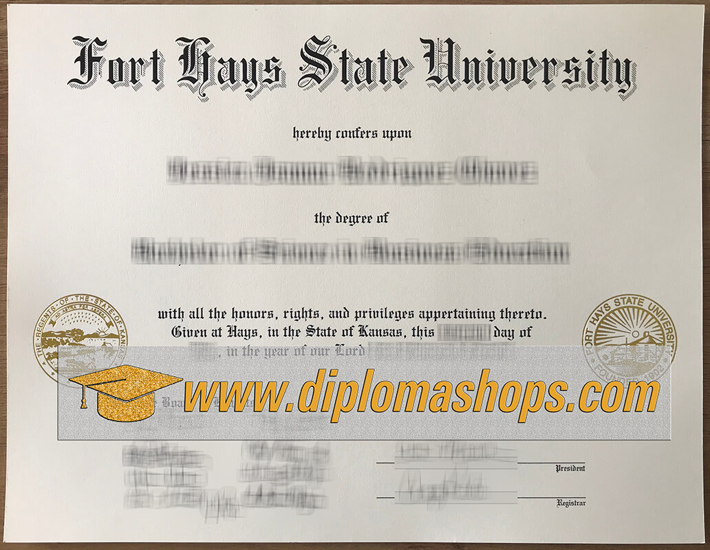 Fort Hays State University fake diploma