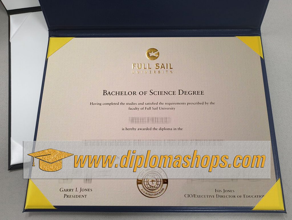 Full Sail University fake diploma