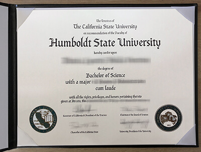 Humboldt State University diploma