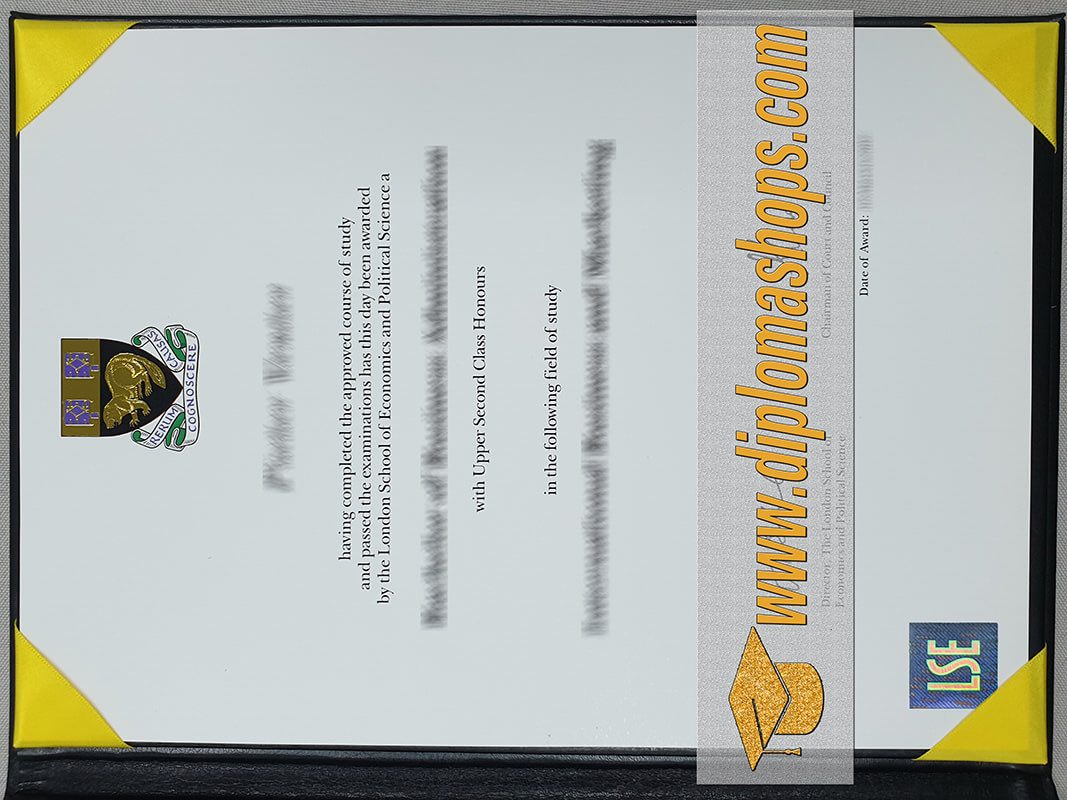 LSE Degree certificate