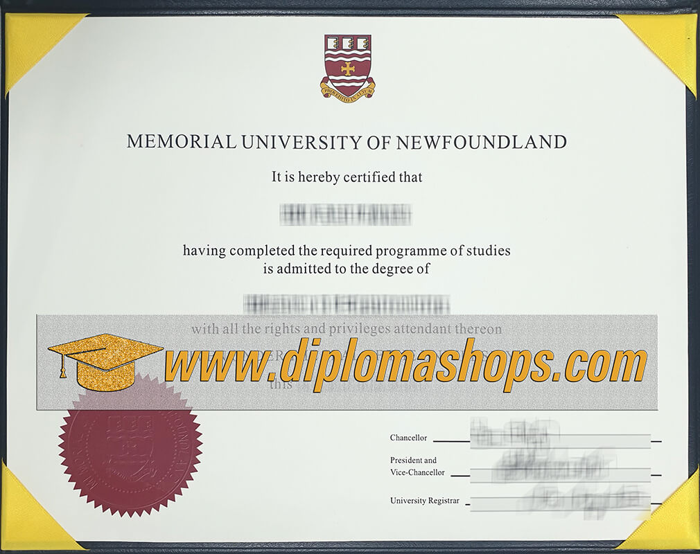 Memorial University of Newfoundland diploma