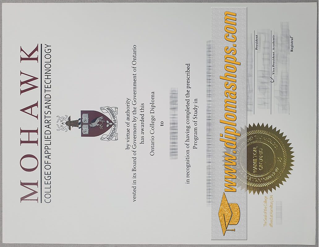 Mohawk college of Applied arts and technology diploma
