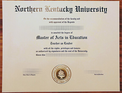fake North Kentucky University diploma
