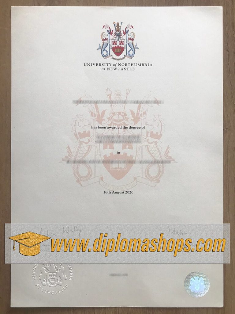 Northumbria University of Newcastle fake degree