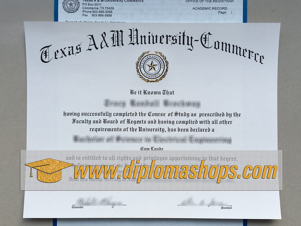 Texas A&M University-Commerce diploma Texas A&M University Commerce diploma