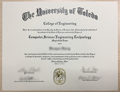 The University of Toledo diploma
