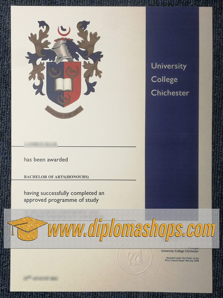 University College Chichester fake degree