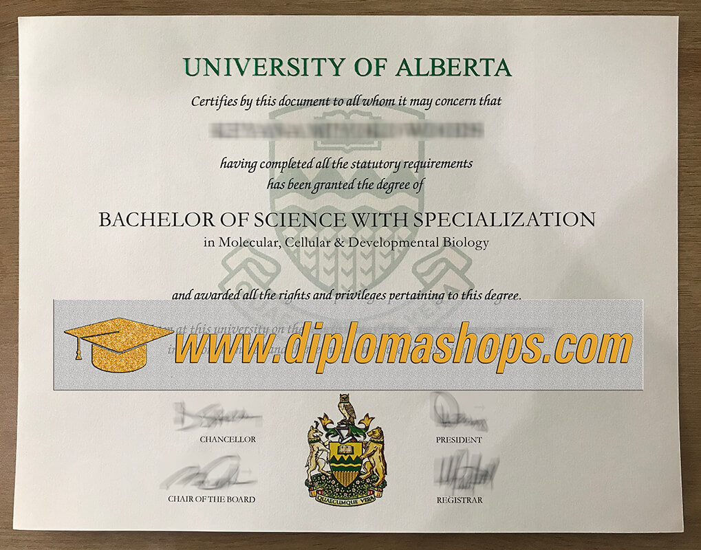 University of Alberta Fake diploma
