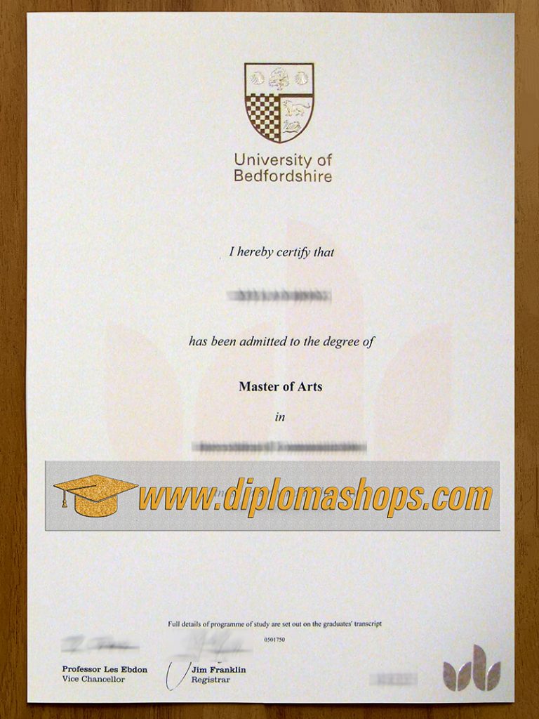 University of Bedfordshire fake degree