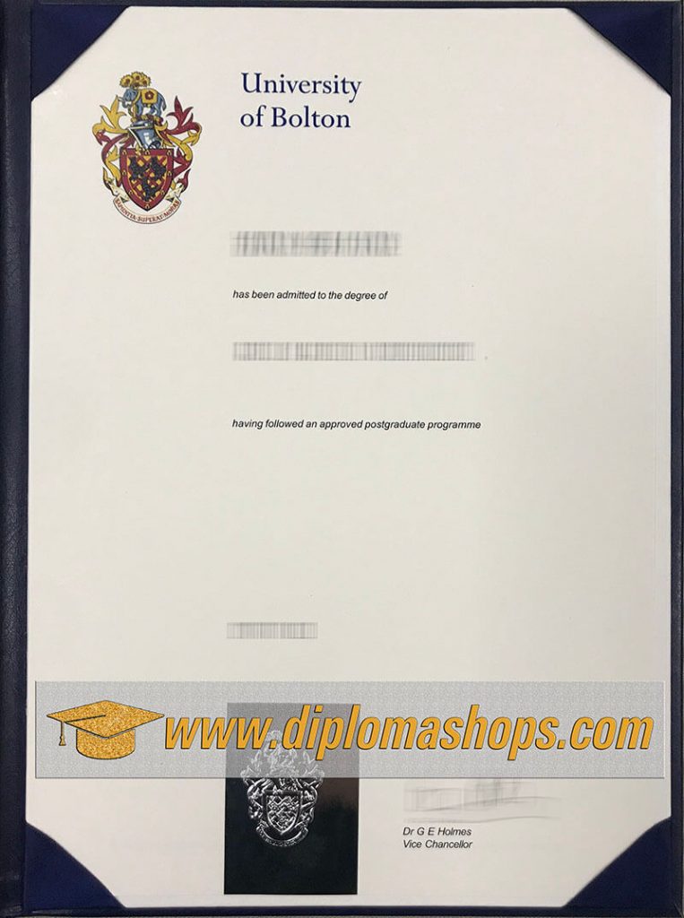 University of Bolton degree University of Bolton degree