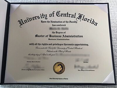 University of Central Florida diploma