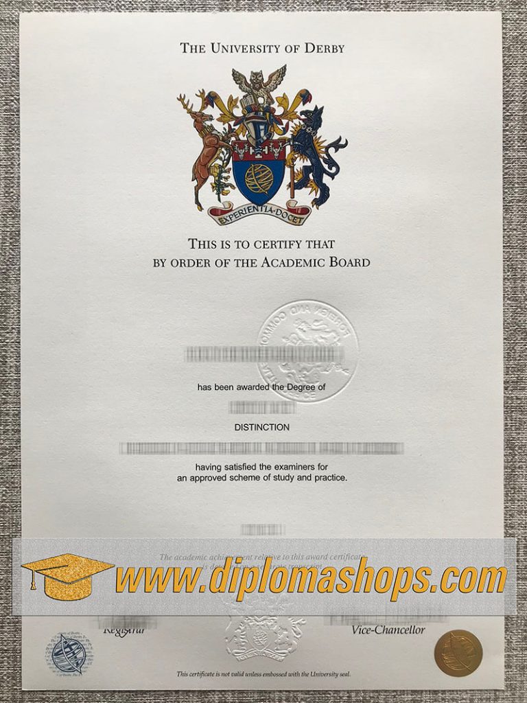 University of Derby degree