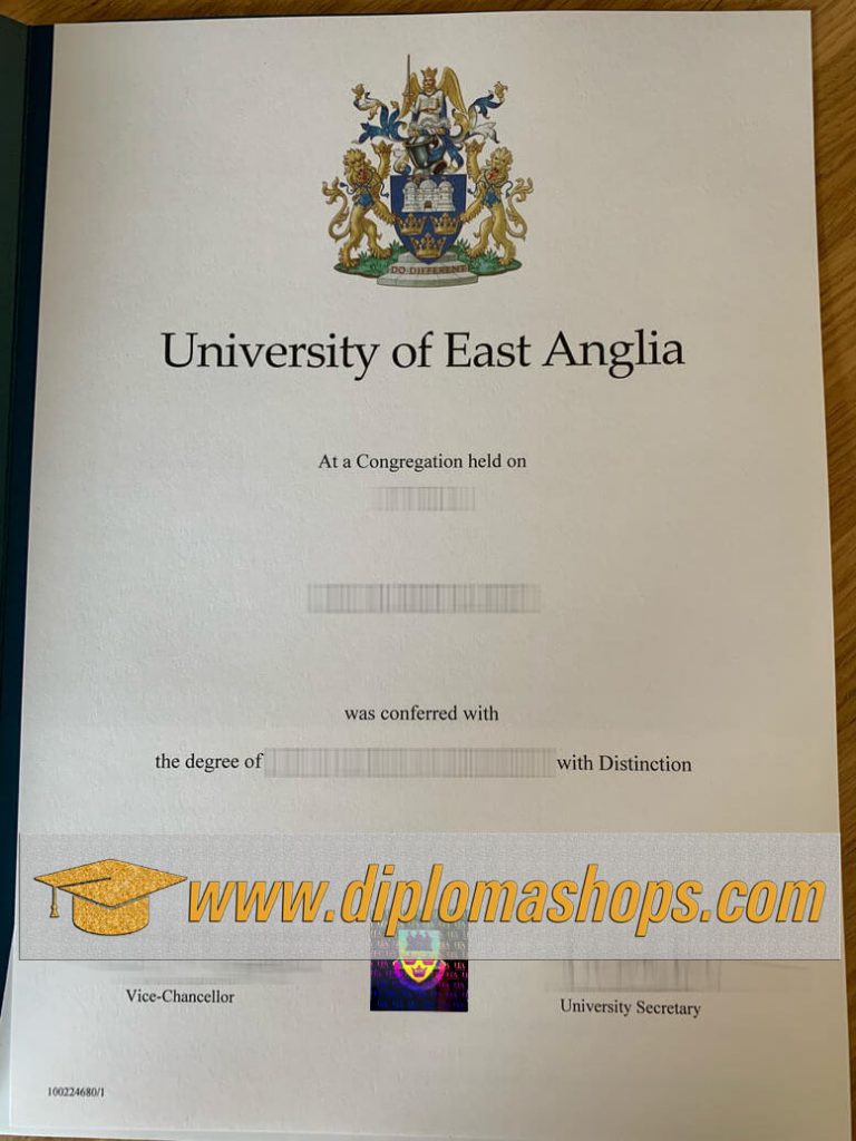 University of East Anglia degree