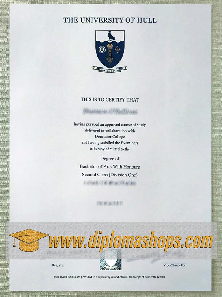 University of Hull Fake Degree