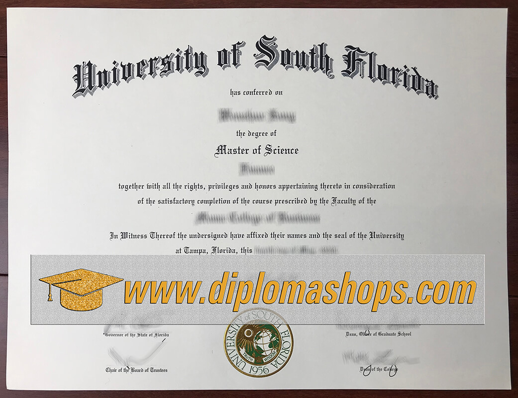 University of South Florida diploma