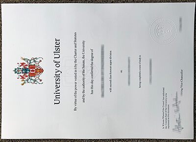 University of Ulster degree certificate