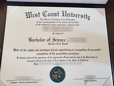 West Coast University diploma