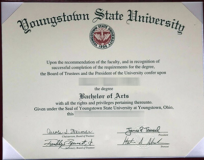 Youngstown State University fake diploma