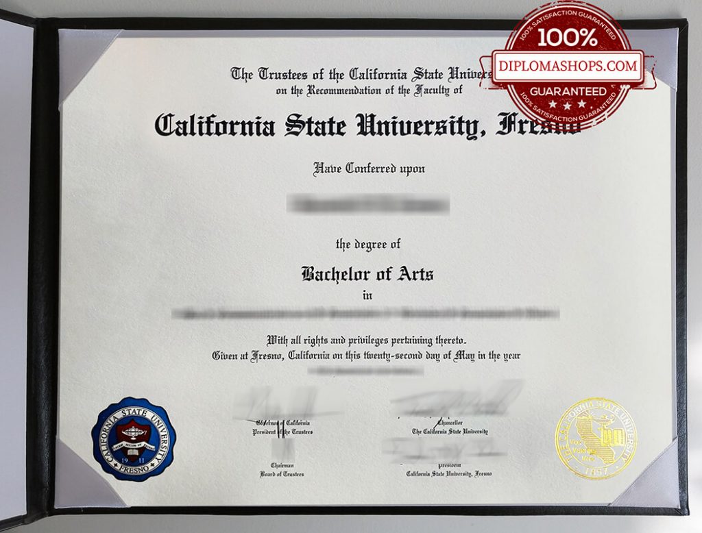 fake CSU Fresno diploma