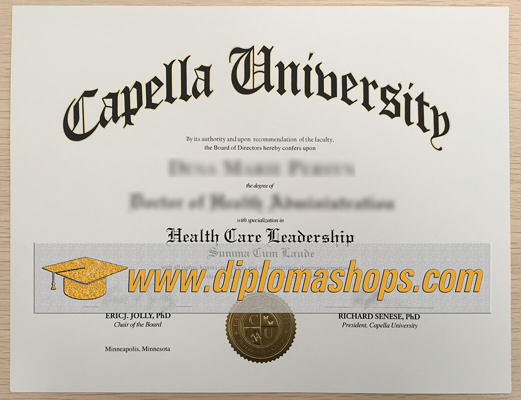 fake Capella University diploma