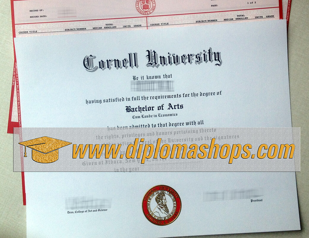 fake Cornell University diploma