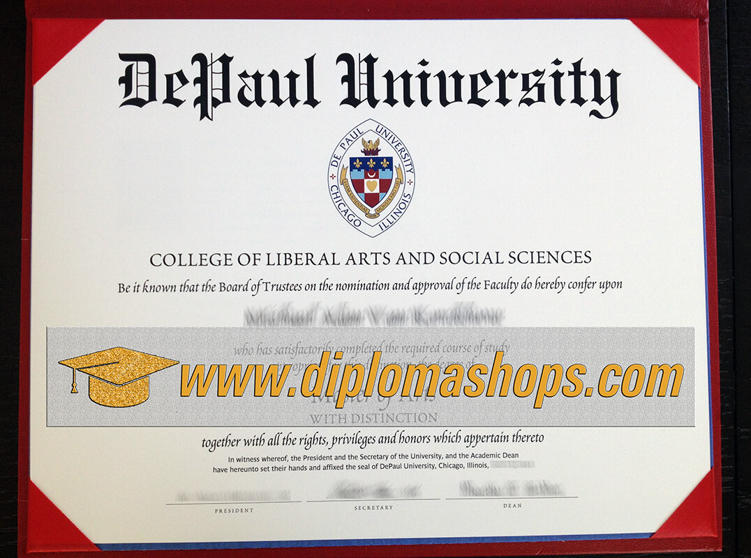 fake Depaul University diploma