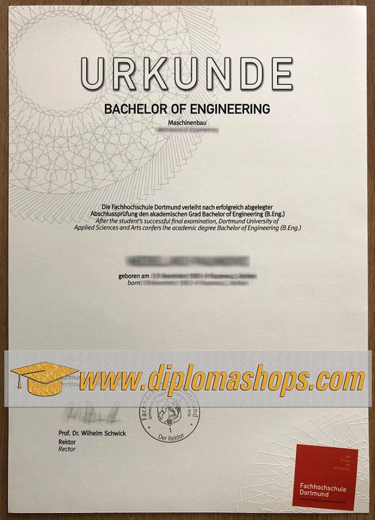 fake Fachhochschule Dortmund diploma