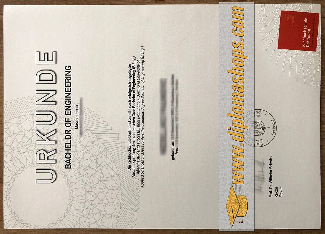 fake Fachhochschule Dortmund diploma