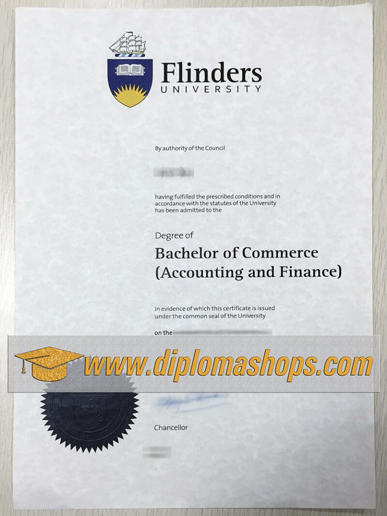 fake Flinders University diploma