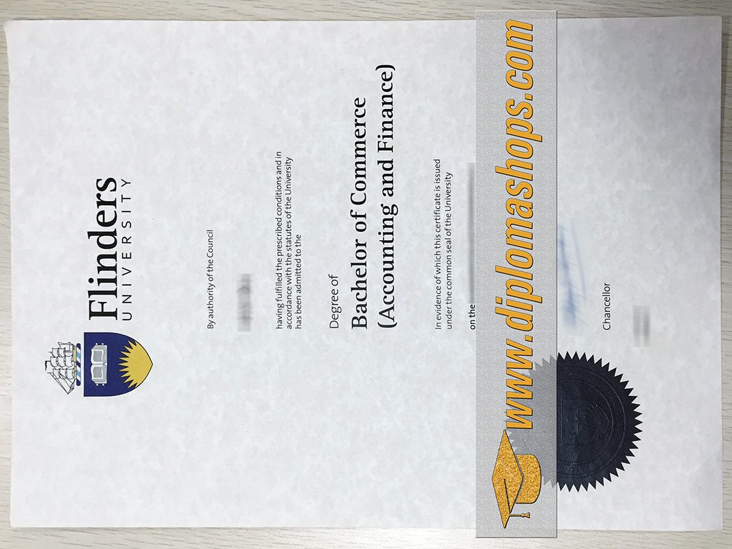 fake Flinders University diploma