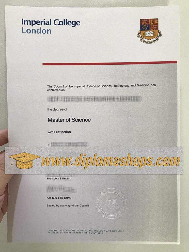 fake Imperial College London degree