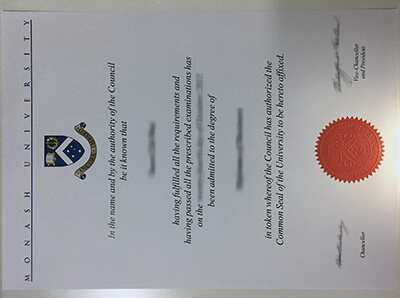 fake Monash University phony diploma