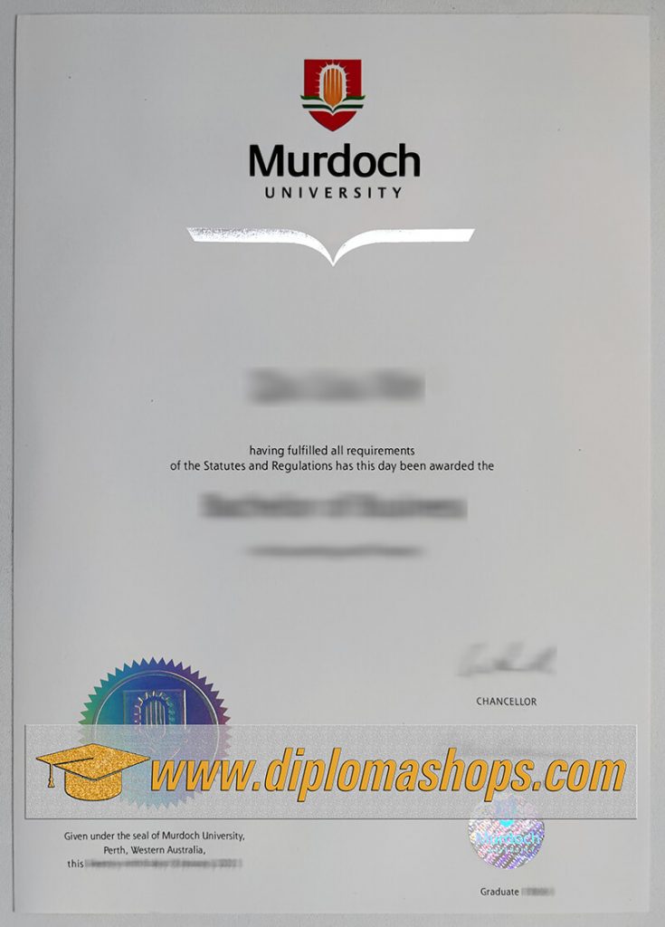 fake Murdoch University diploma