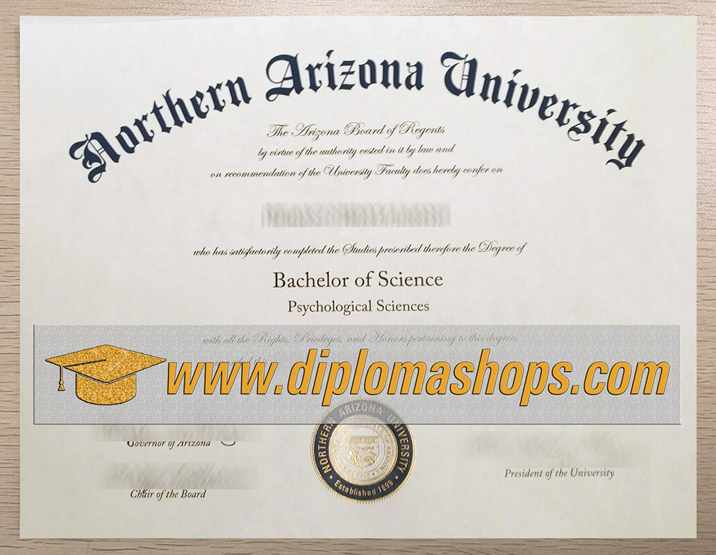 fake Northern Arizona University diploma
