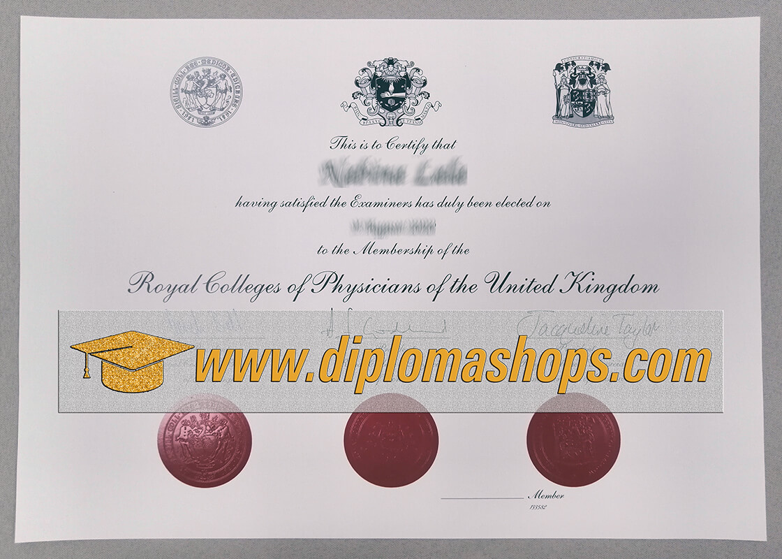 fake Royal College of Physicians of London diploma