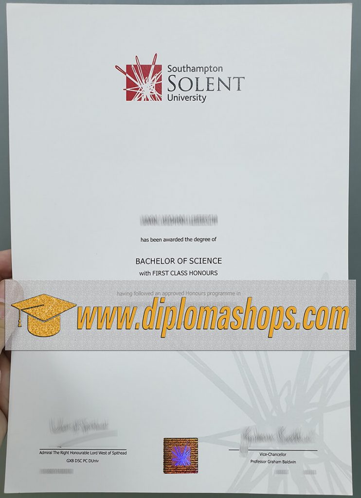 fake Solent University degree