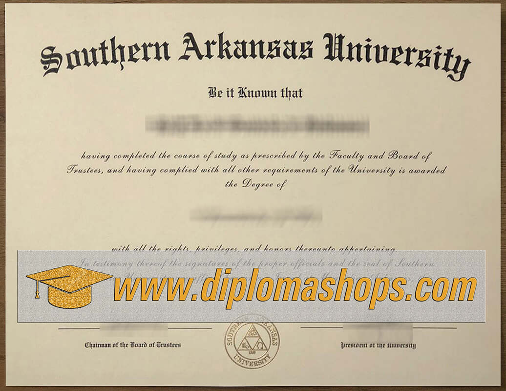 fake Southern Arkansas university diploma