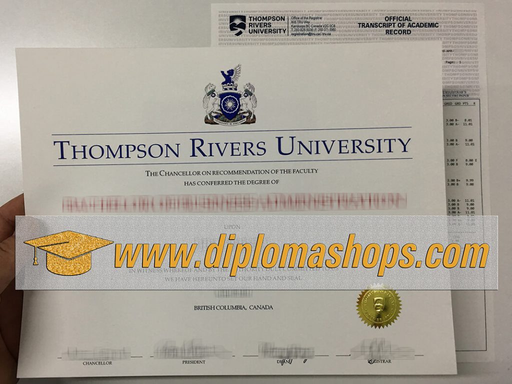 fake Thompson Rivers University diploma fake Thompson Rivers University diploma