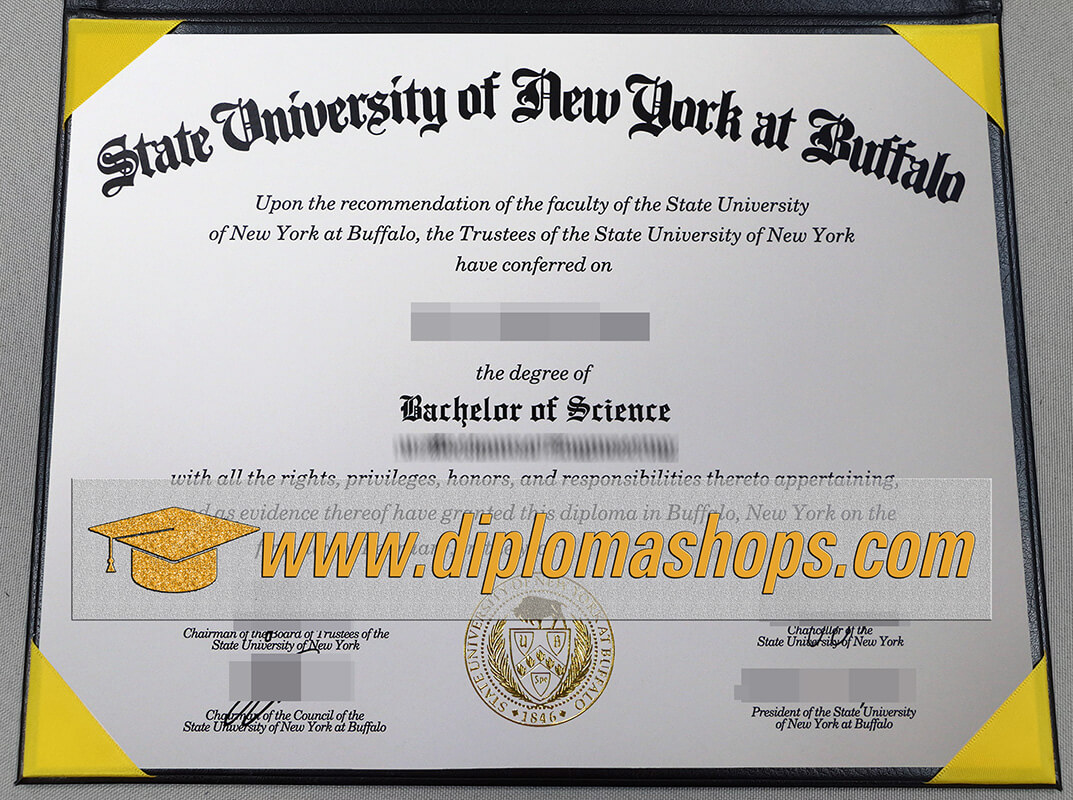 fake University at Buffalo the State University of New York diploma