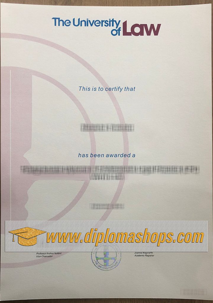 fake University of Law degree