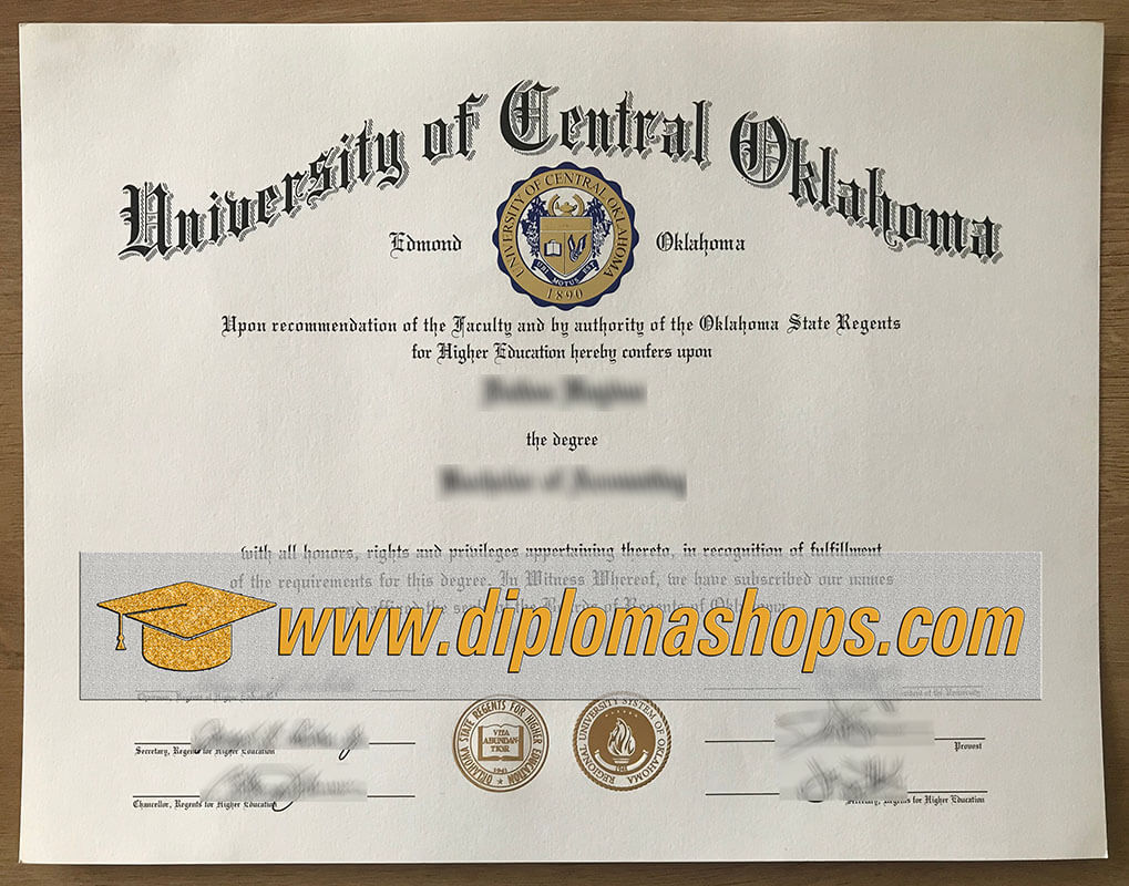 fake University of Oklahoma diploma