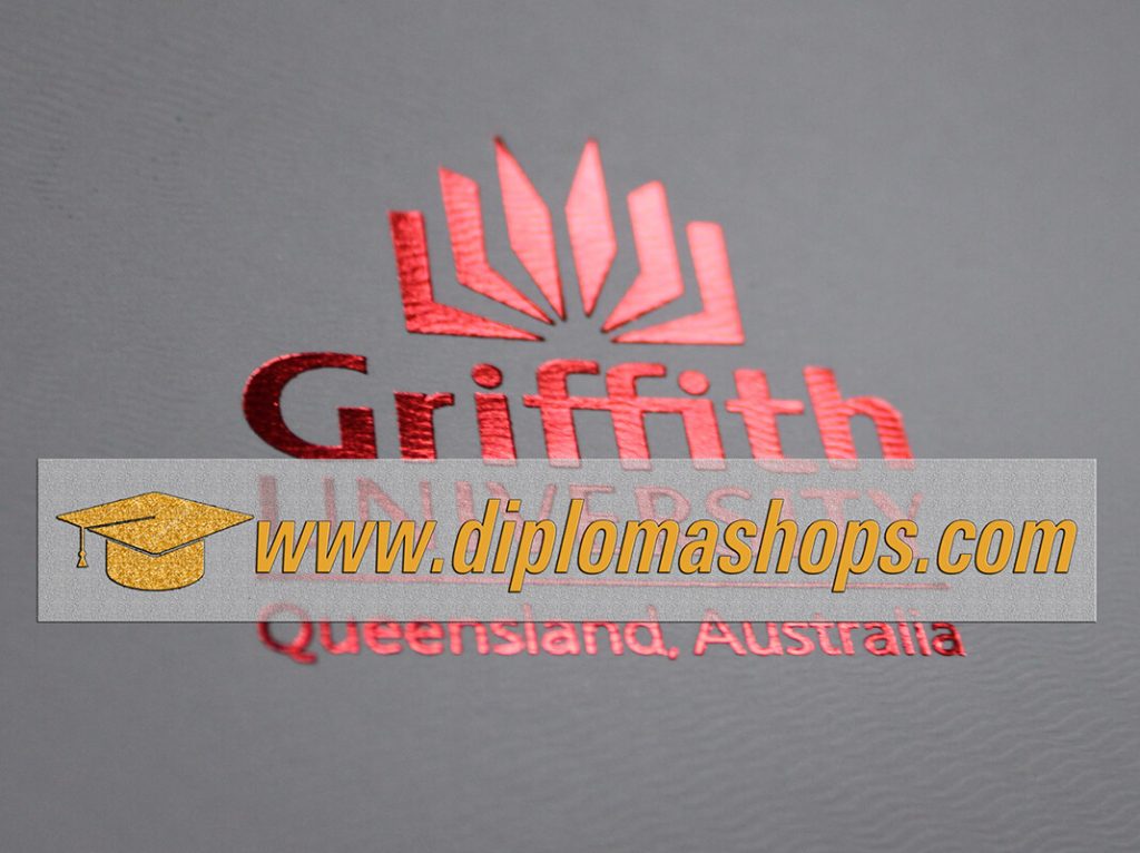 Real Griffith University Emblem and Fake Diploma