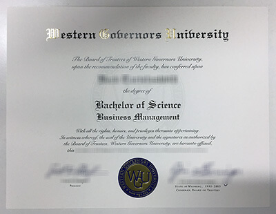 western governors university diploma
